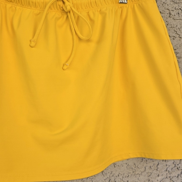 Ralph Lauren Sport Canary Yellow Vintage Mini Skirt - Picture 4 of 8